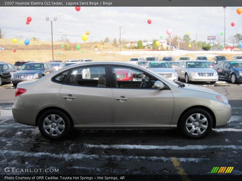 Laguna Sand Beige / Beige 2007 Hyundai Elantra GLS Sedan