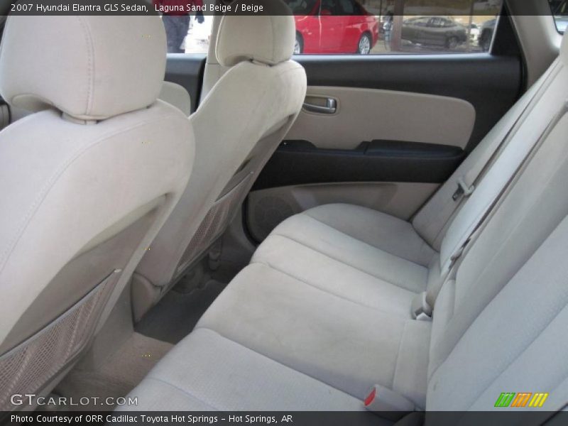 Laguna Sand Beige / Beige 2007 Hyundai Elantra GLS Sedan