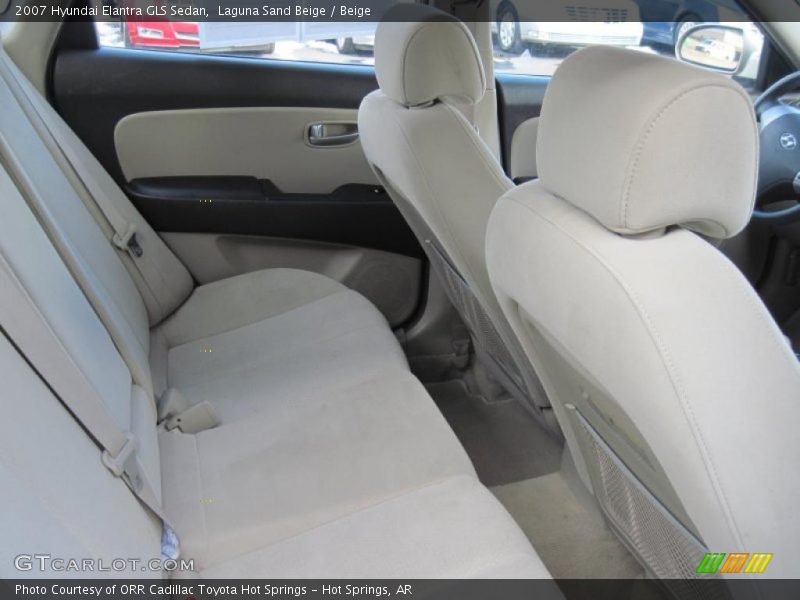 Laguna Sand Beige / Beige 2007 Hyundai Elantra GLS Sedan