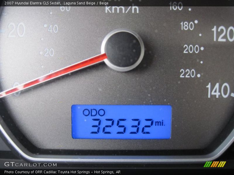 Laguna Sand Beige / Beige 2007 Hyundai Elantra GLS Sedan