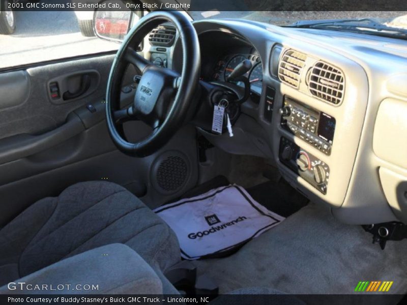 Onyx Black / Graphite 2001 GMC Sonoma SLS Extended Cab