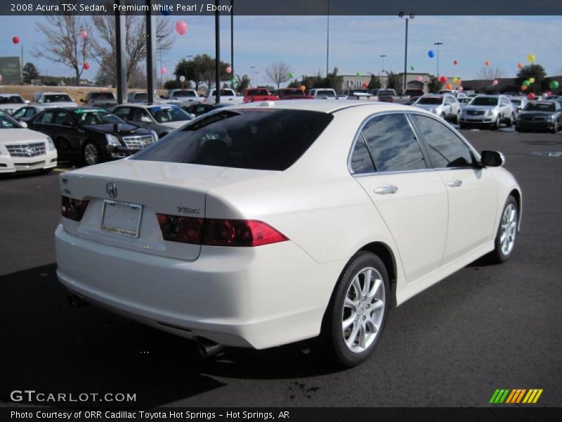 Premium White Pearl / Ebony 2008 Acura TSX Sedan