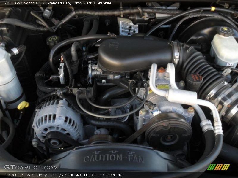 Onyx Black / Graphite 2001 GMC Sonoma SLS Extended Cab
