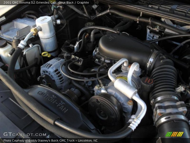 Onyx Black / Graphite 2001 GMC Sonoma SLS Extended Cab