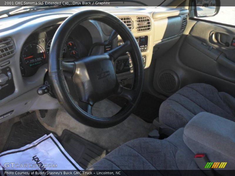 Onyx Black / Graphite 2001 GMC Sonoma SLS Extended Cab