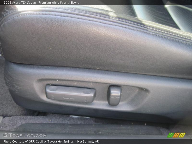 Premium White Pearl / Ebony 2008 Acura TSX Sedan