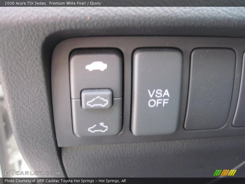 Premium White Pearl / Ebony 2008 Acura TSX Sedan