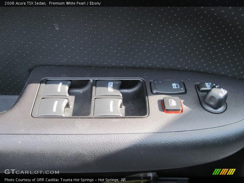 Premium White Pearl / Ebony 2008 Acura TSX Sedan