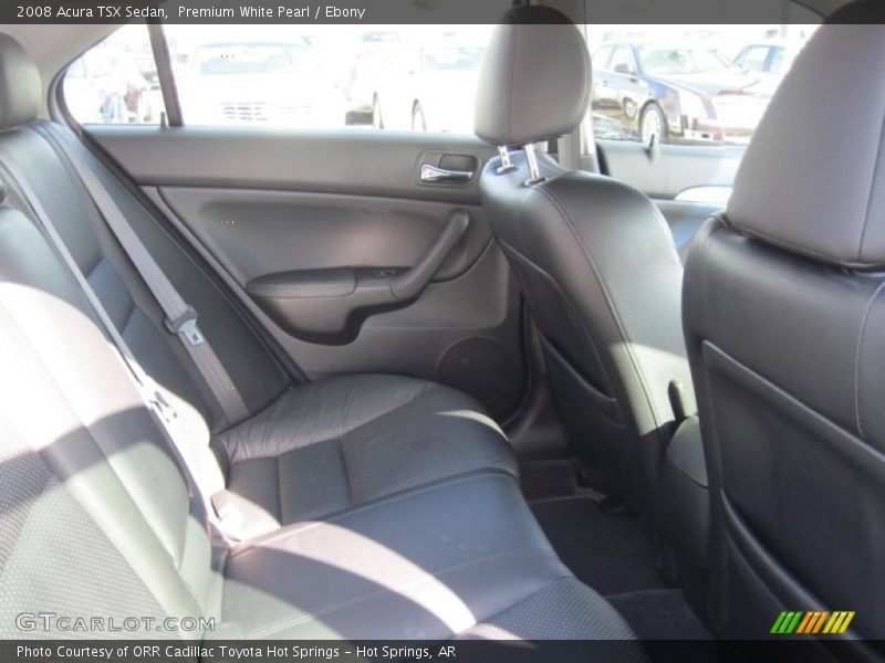 Premium White Pearl / Ebony 2008 Acura TSX Sedan