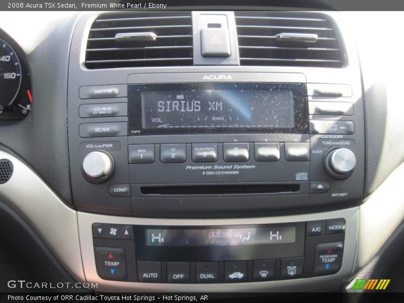 Premium White Pearl / Ebony 2008 Acura TSX Sedan