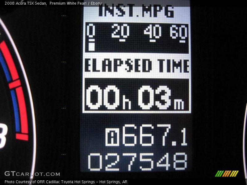 Premium White Pearl / Ebony 2008 Acura TSX Sedan