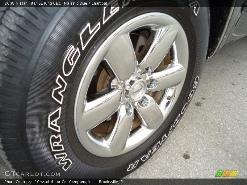Majestic Blue / Charcoal 2008 Nissan Titan SE King Cab