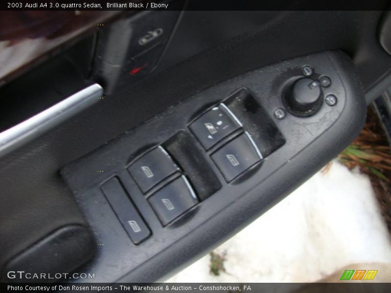 Brilliant Black / Ebony 2003 Audi A4 3.0 quattro Sedan