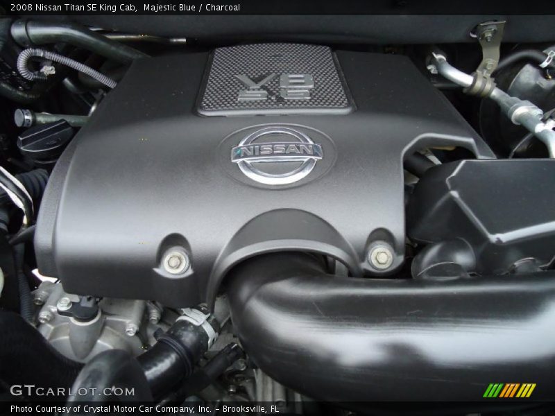 Majestic Blue / Charcoal 2008 Nissan Titan SE King Cab
