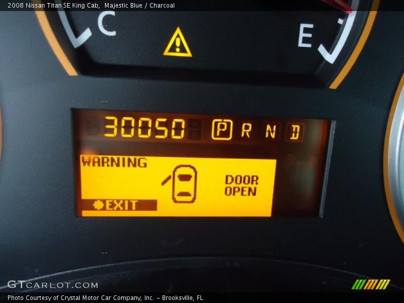 Majestic Blue / Charcoal 2008 Nissan Titan SE King Cab