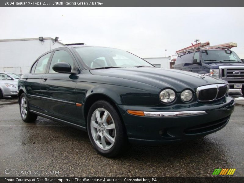 British Racing Green / Barley 2004 Jaguar X-Type 2.5