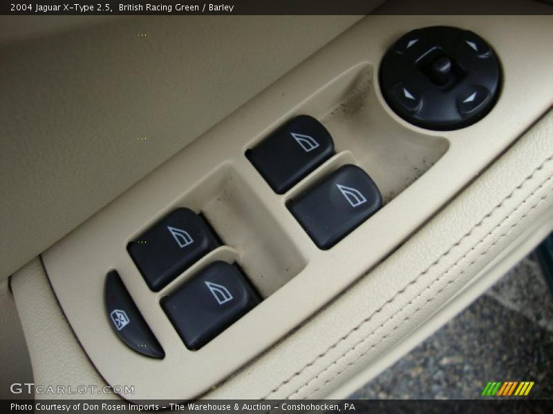 Controls of 2004 X-Type 2.5