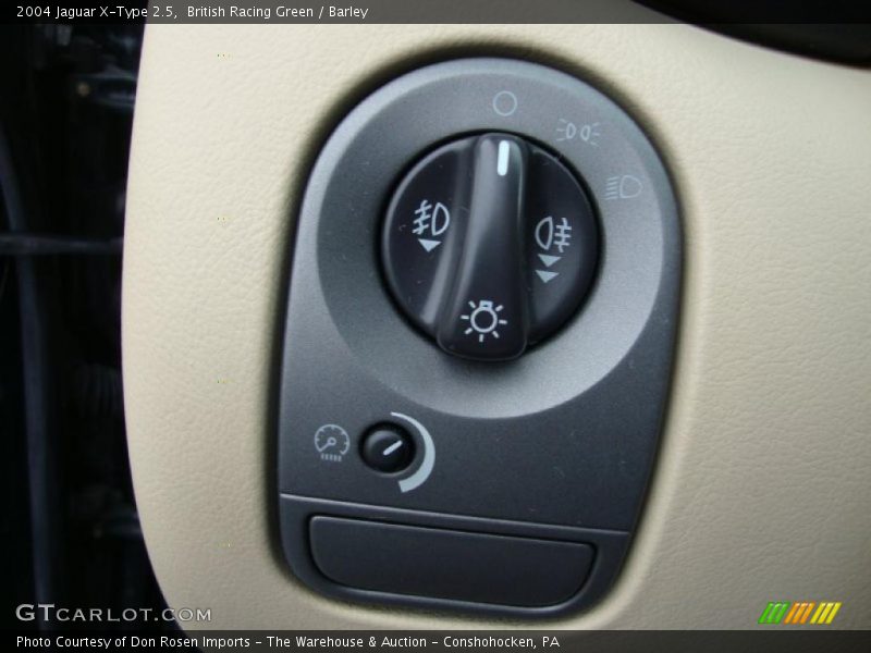 Controls of 2004 X-Type 2.5