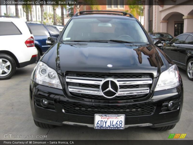 Black / Black 2008 Mercedes-Benz GL 450 4Matic