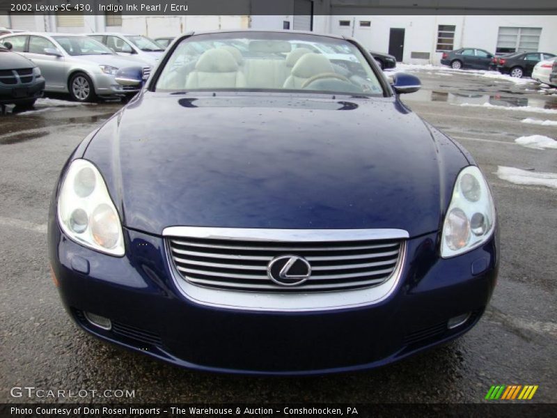 Indigo Ink Pearl / Ecru 2002 Lexus SC 430