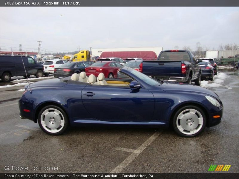 Indigo Ink Pearl / Ecru 2002 Lexus SC 430
