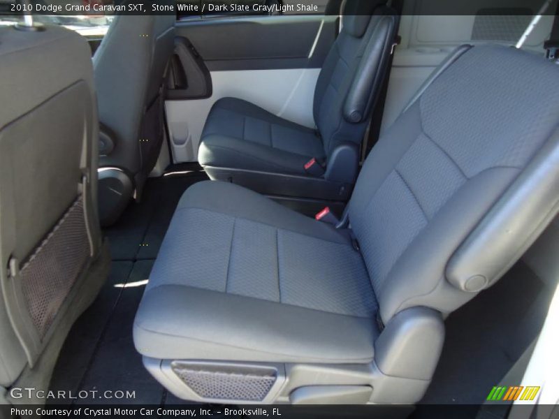 Stone White / Dark Slate Gray/Light Shale 2010 Dodge Grand Caravan SXT