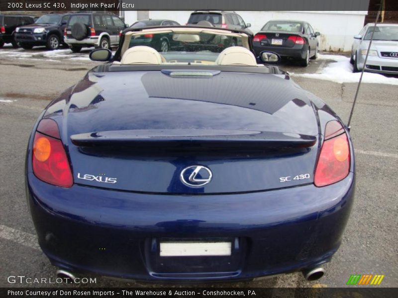 Indigo Ink Pearl / Ecru 2002 Lexus SC 430