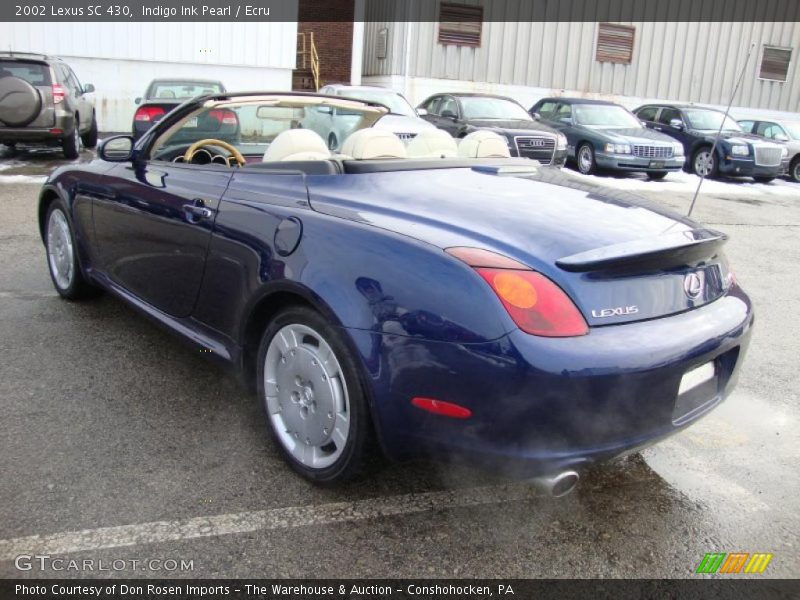 Indigo Ink Pearl / Ecru 2002 Lexus SC 430