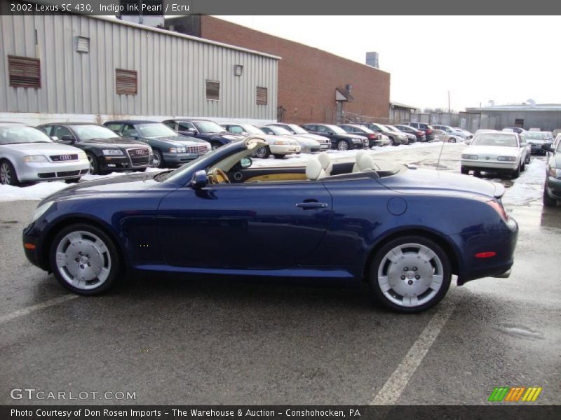 Indigo Ink Pearl / Ecru 2002 Lexus SC 430