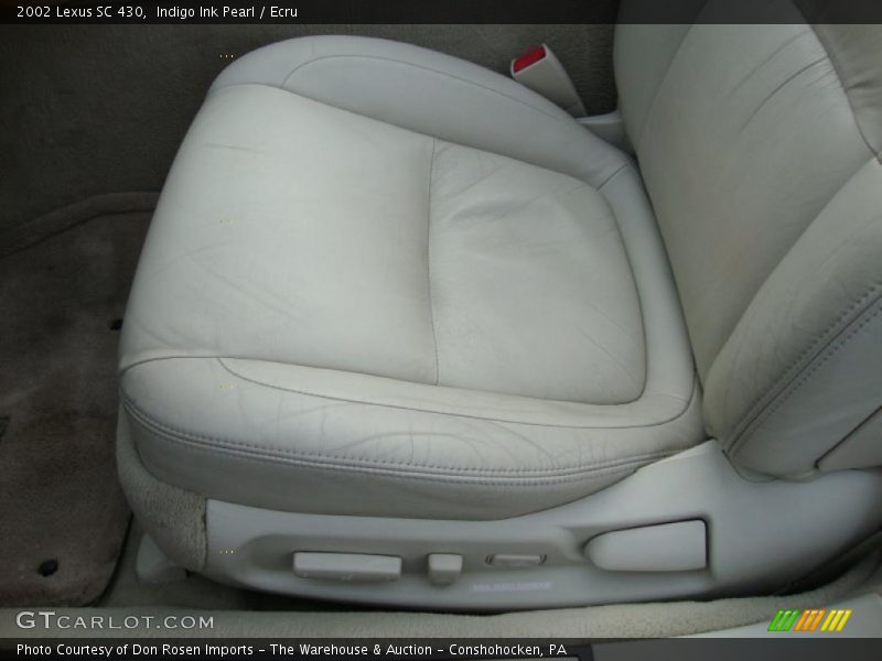 Indigo Ink Pearl / Ecru 2002 Lexus SC 430
