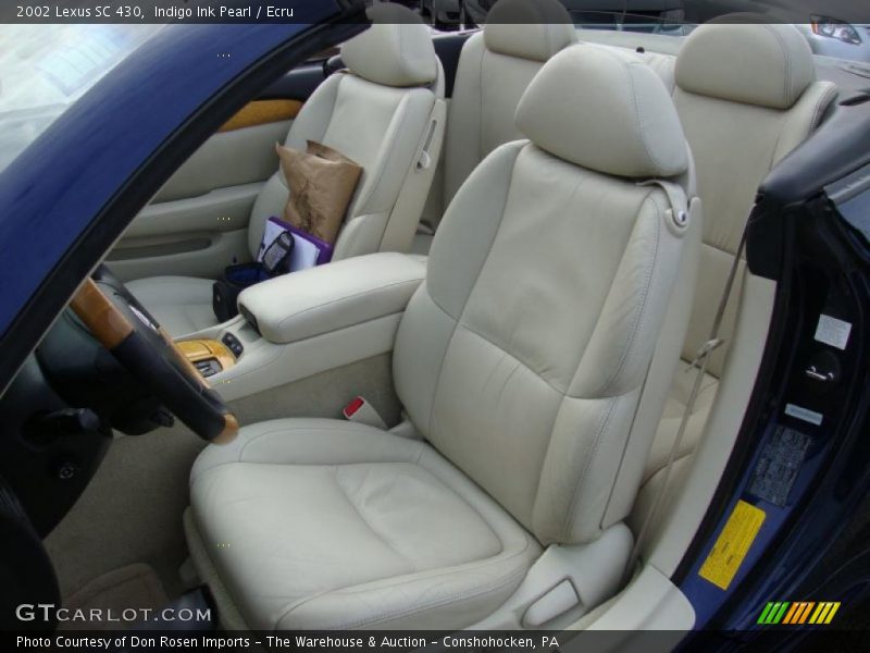 Indigo Ink Pearl / Ecru 2002 Lexus SC 430