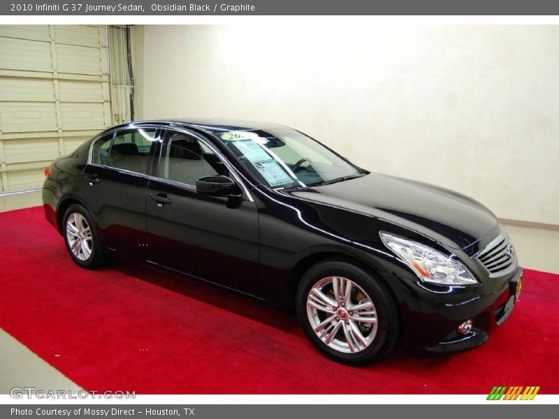 Obsidian Black / Graphite 2010 Infiniti G 37 Journey Sedan