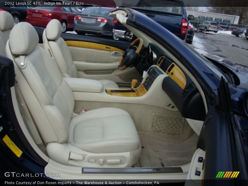 Indigo Ink Pearl / Ecru 2002 Lexus SC 430