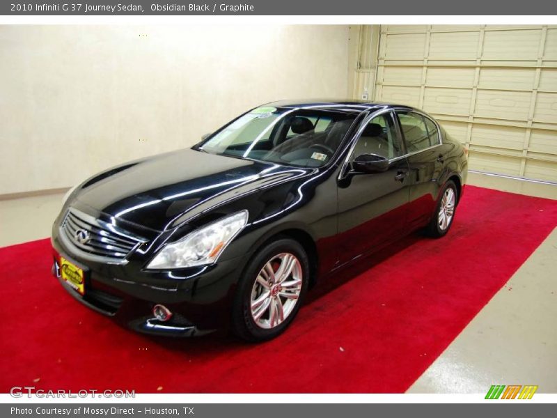 Obsidian Black / Graphite 2010 Infiniti G 37 Journey Sedan
