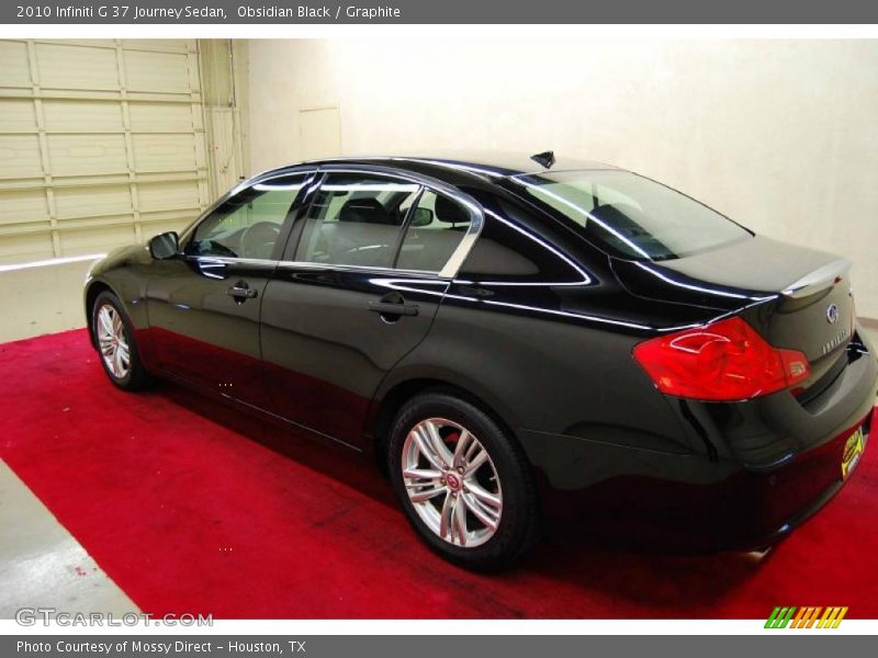 Obsidian Black / Graphite 2010 Infiniti G 37 Journey Sedan