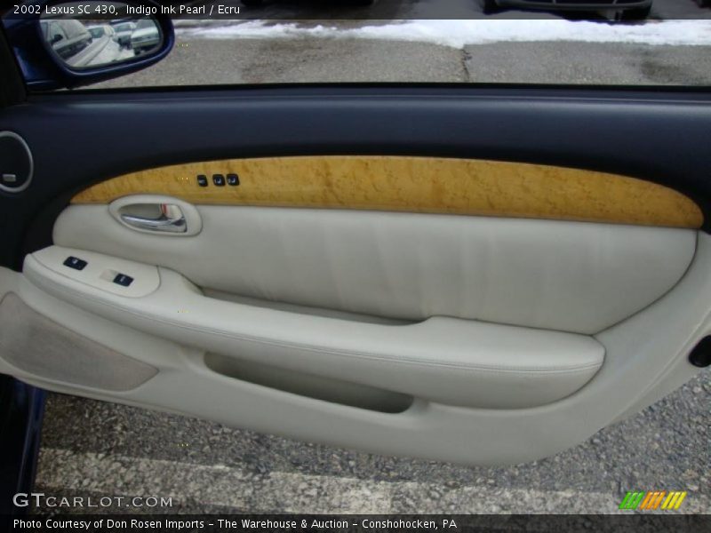 Indigo Ink Pearl / Ecru 2002 Lexus SC 430