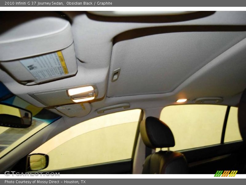 Obsidian Black / Graphite 2010 Infiniti G 37 Journey Sedan