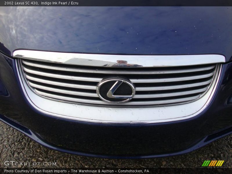Indigo Ink Pearl / Ecru 2002 Lexus SC 430