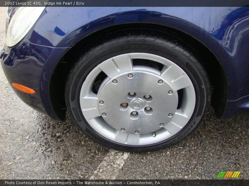 Indigo Ink Pearl / Ecru 2002 Lexus SC 430