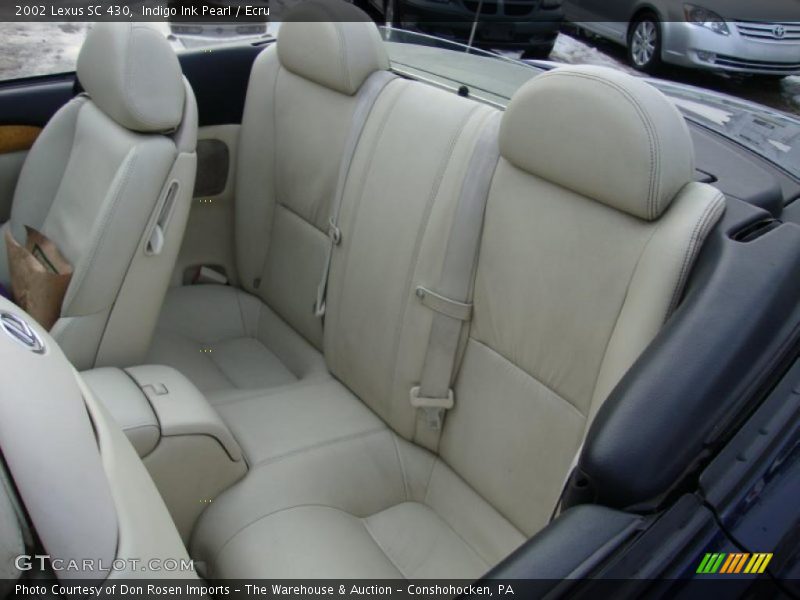 Indigo Ink Pearl / Ecru 2002 Lexus SC 430