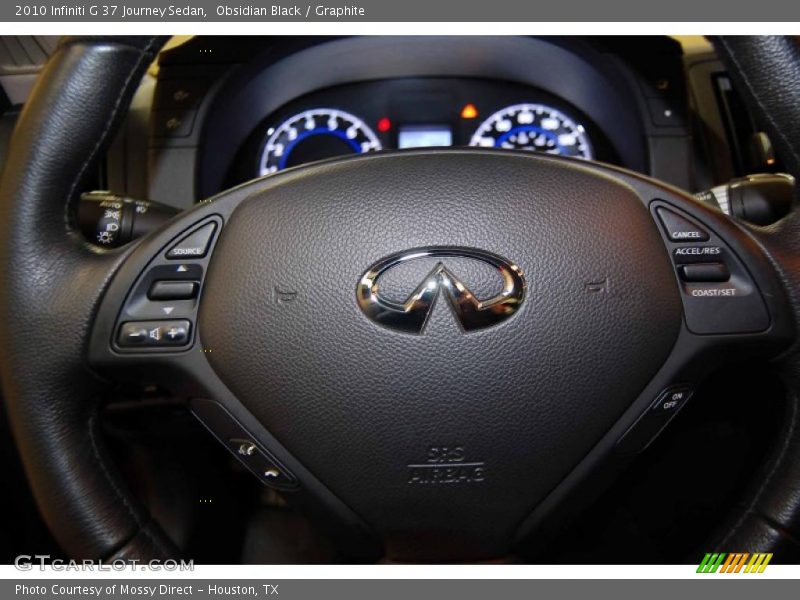 Obsidian Black / Graphite 2010 Infiniti G 37 Journey Sedan