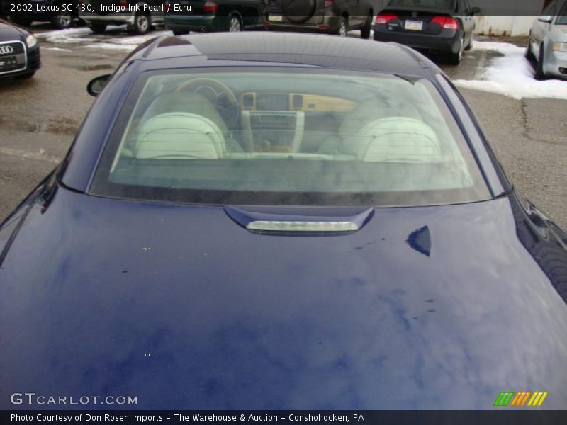 Indigo Ink Pearl / Ecru 2002 Lexus SC 430