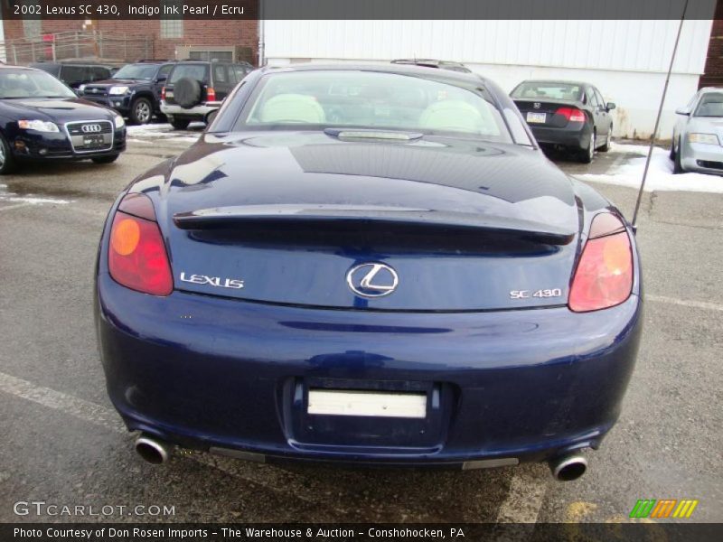 Indigo Ink Pearl / Ecru 2002 Lexus SC 430