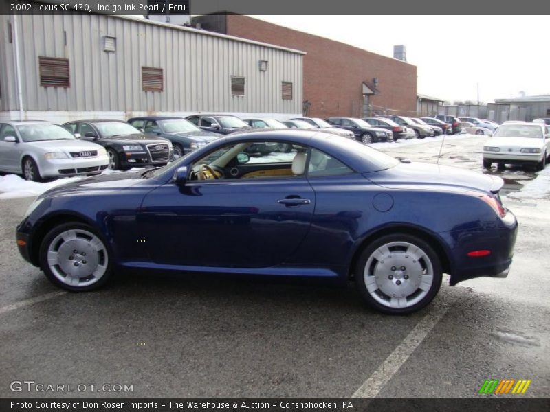 Indigo Ink Pearl / Ecru 2002 Lexus SC 430