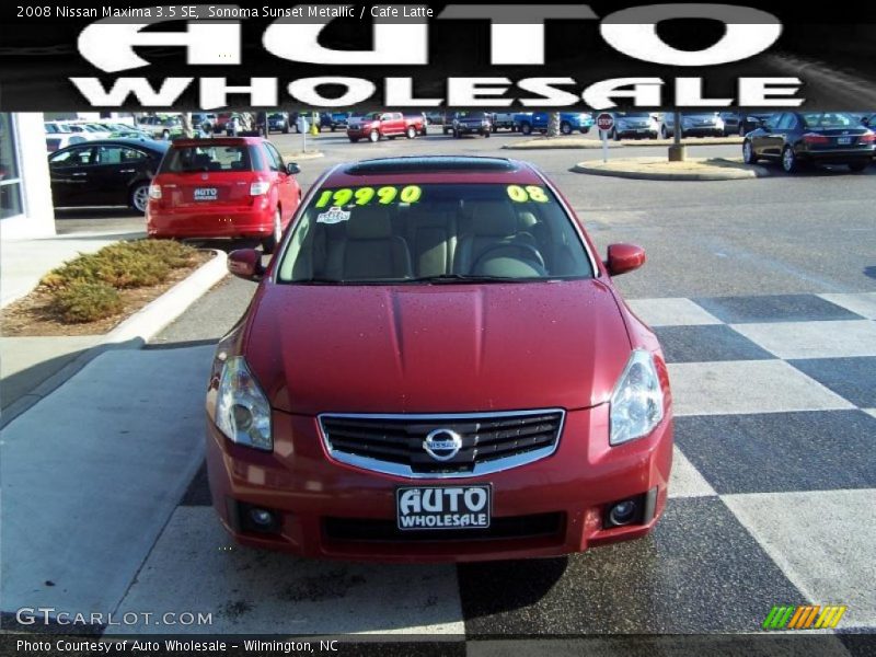 Sonoma Sunset Metallic / Cafe Latte 2008 Nissan Maxima 3.5 SE
