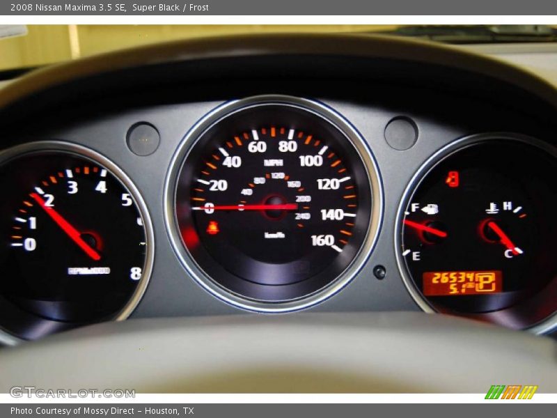 Super Black / Frost 2008 Nissan Maxima 3.5 SE