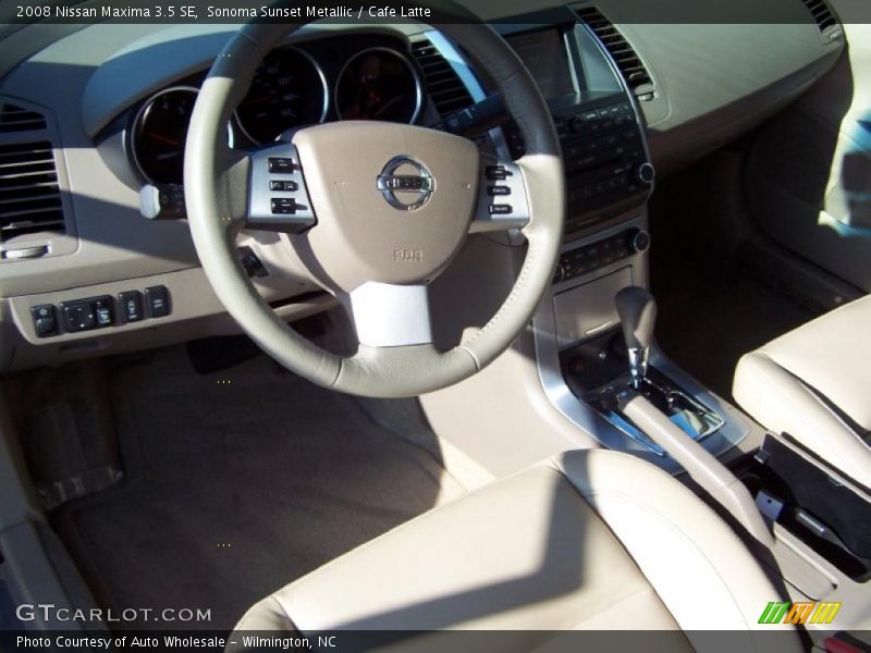 Sonoma Sunset Metallic / Cafe Latte 2008 Nissan Maxima 3.5 SE