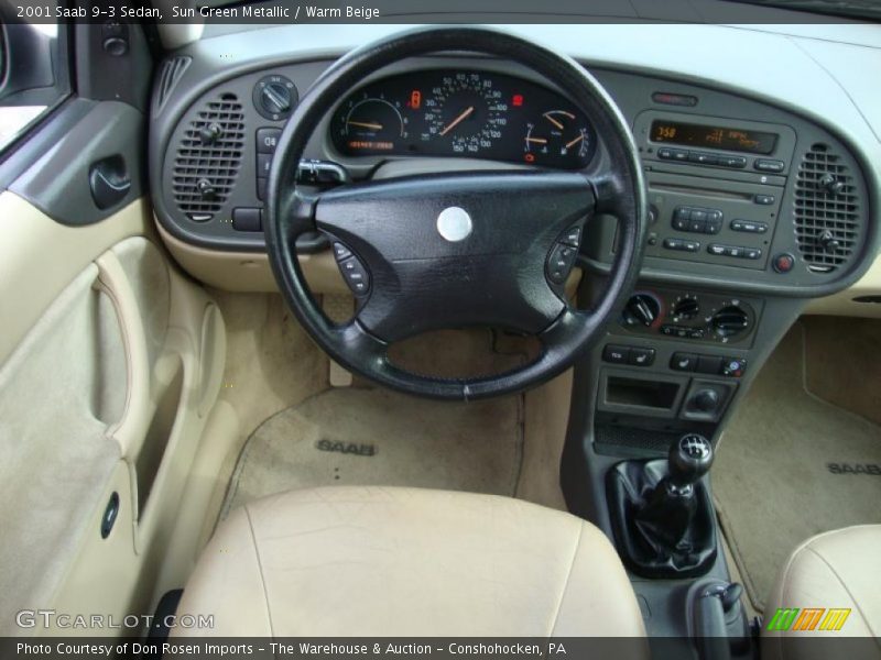 Controls of 2001 9-3 Sedan