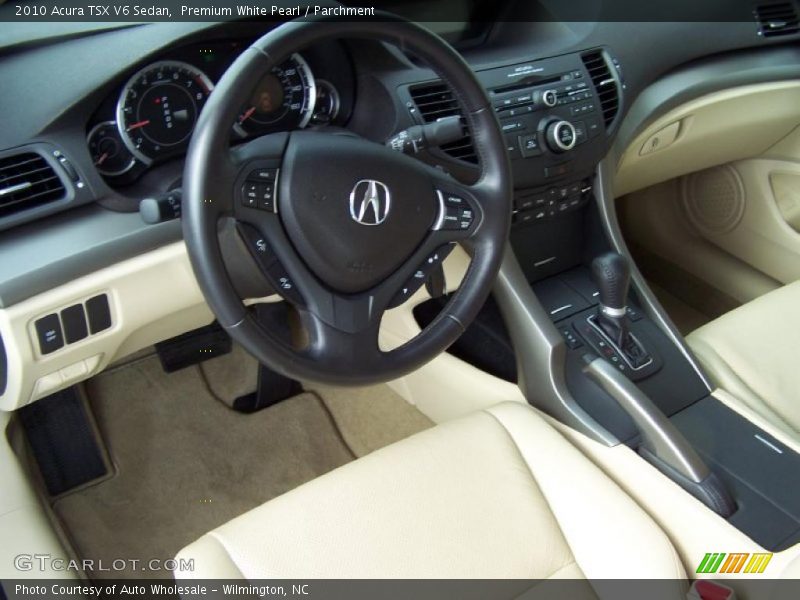 Parchment Interior - 2010 TSX V6 Sedan 