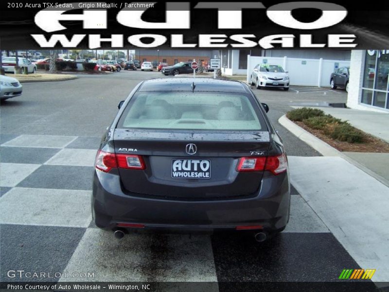 Grigio Metallic / Parchment 2010 Acura TSX Sedan